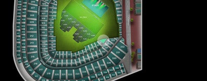 Seat view from Club Box