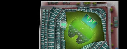 Seat view from Club Box