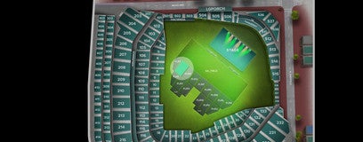 Seat view from Floor