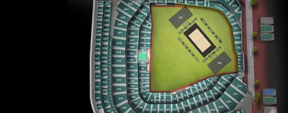 Seat view from Infield Club Box