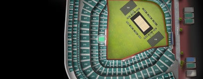 Seat view from Infield Club Box