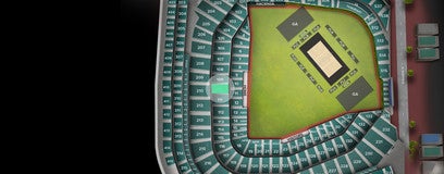 Seat view from Infield Field Box