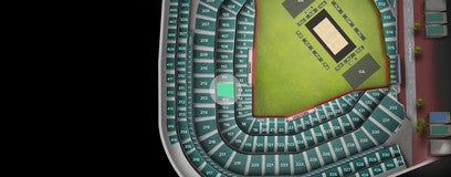 Seat view from Home Plate Field Box