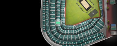Seat view from Home Plate Field Box