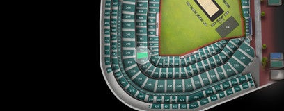 Seat view from Home Plate Field Box