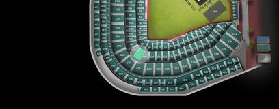 Seat view from Home Plate Field Box