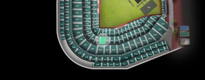Seat view from Home Plate Field Box