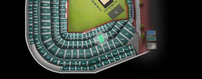Seat view from Infield Field Box