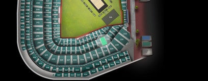 Seat view from Outfield Field Box