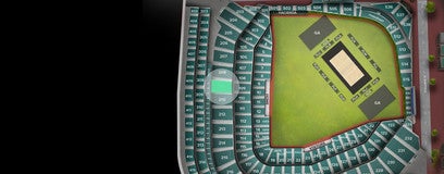 Seat view from Infield Terrace