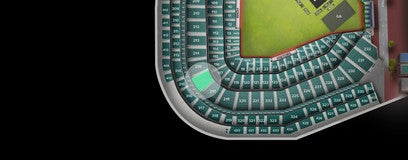 Seat view from Infield Terrace