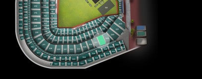 Seat view from Outfield Terrace