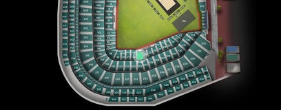 Seat view from Infield Club Box