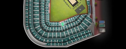 Seat view from Infield Club Box