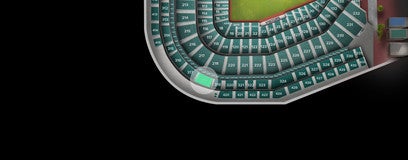 Seat view from Upper Box Infield