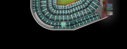 Seat view from Upper Box Infield