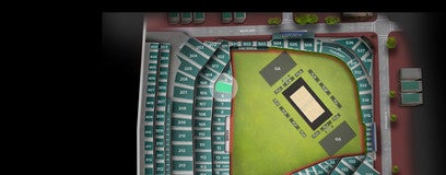 Seat view from Outfield Club Box