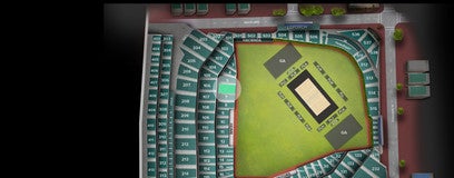 Seat view from Outfield Club Box
