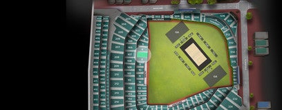 Seat view from Outfield Club Box