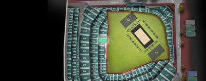 Seat view from Infield Club Box