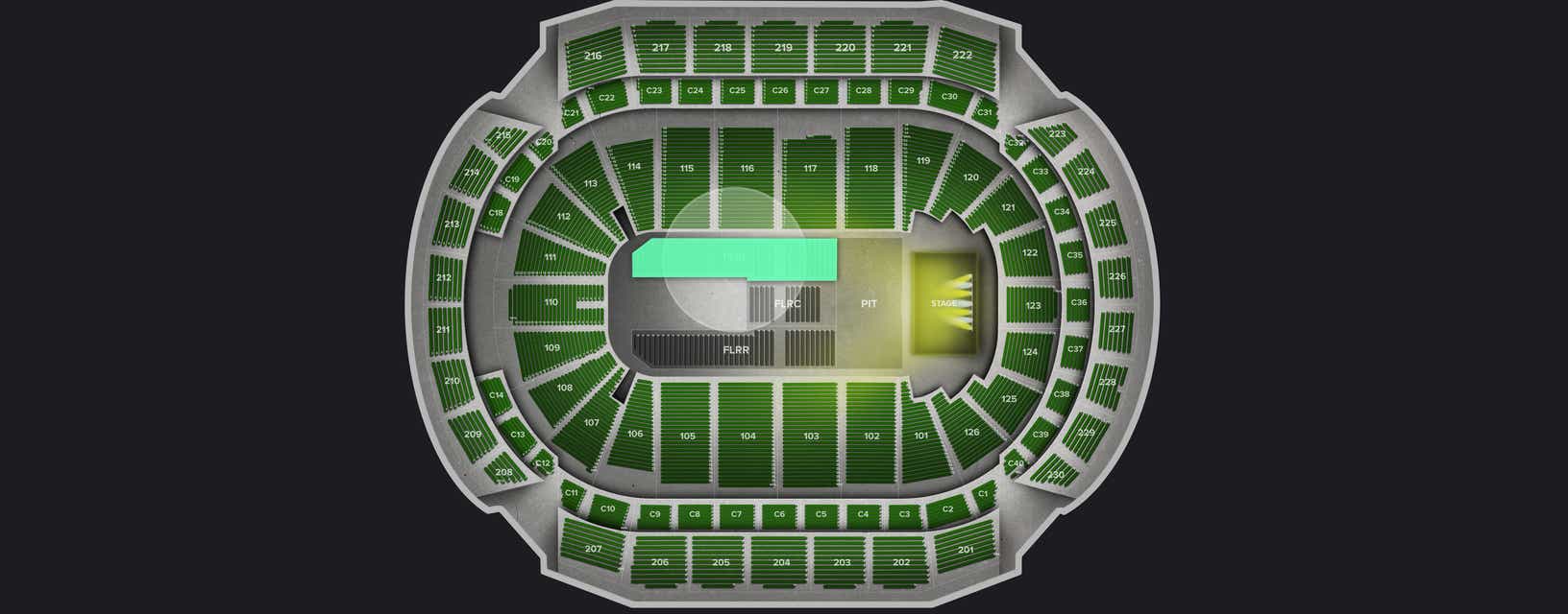 Seat view from Floor
