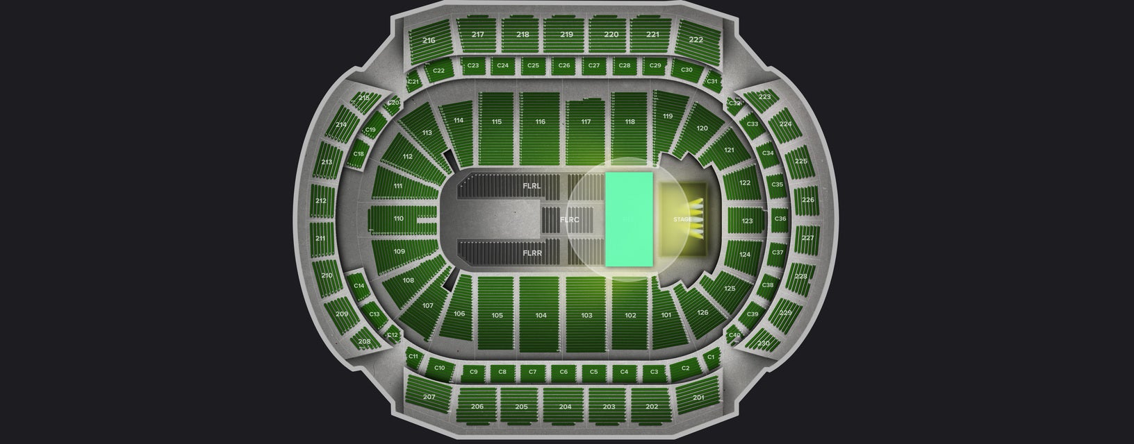 Seat view from Pit