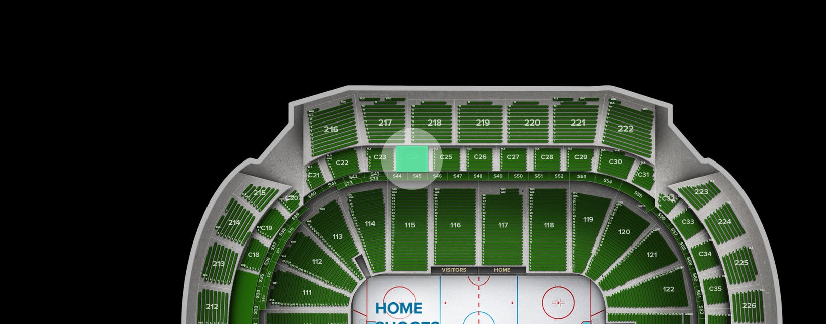 Seat view from St Paul Club Side