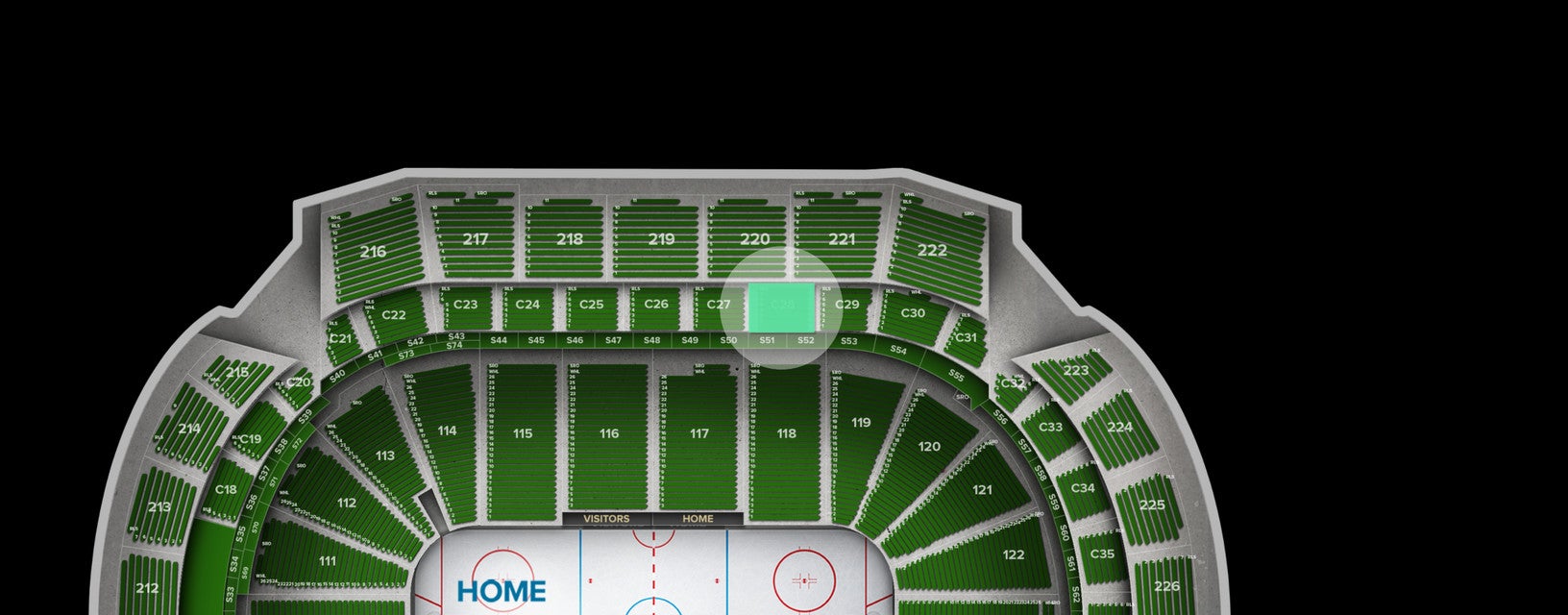 Seat view from St Paul Club Side
