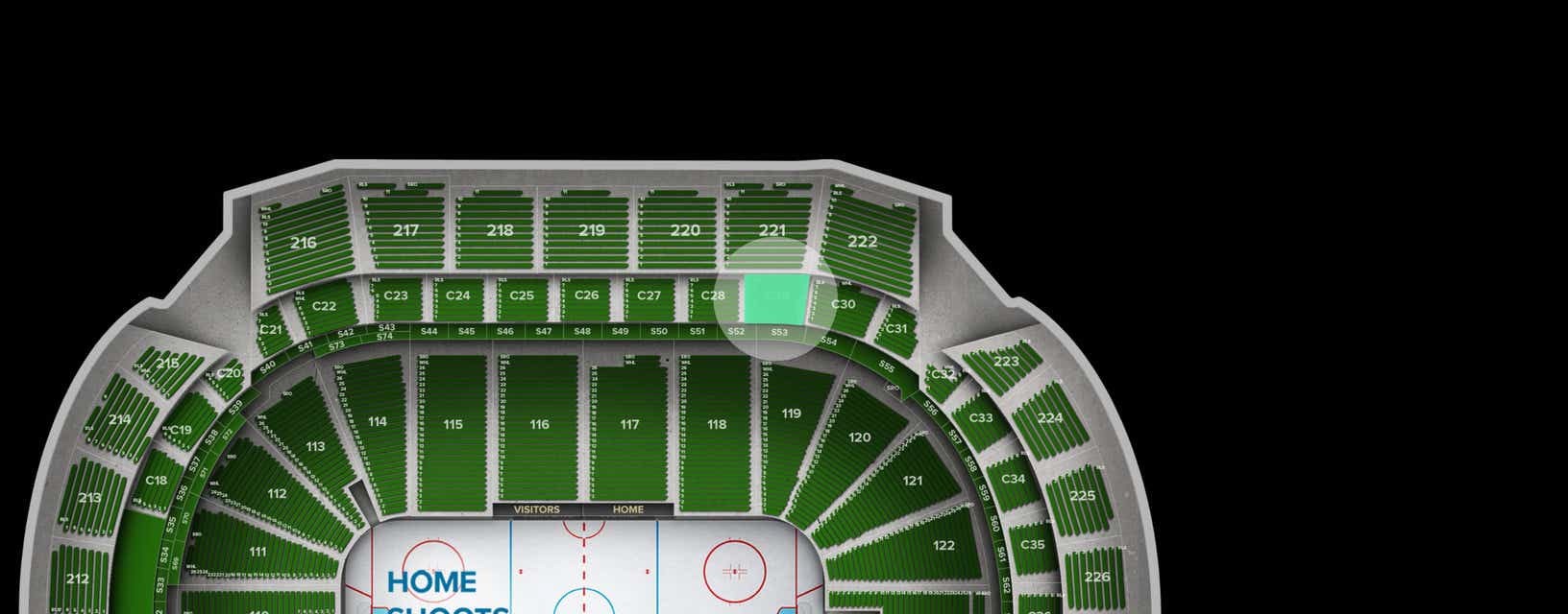 Seat view from St Paul Club Side