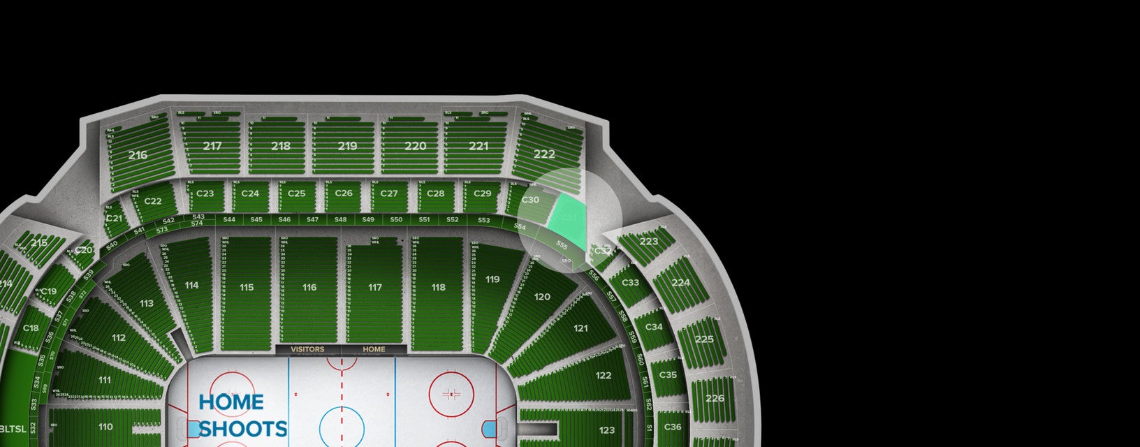 Seat view from St Paul Club Side