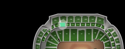 Seat view from Club