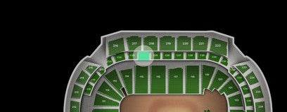 Seat view from Club