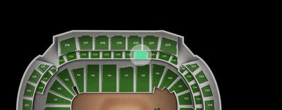 Seat view from Club