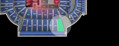 Seat view from Middle