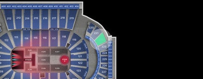 Seat view from Middle