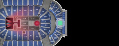 Seat view from Middle