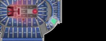 Seat view from Middle
