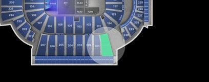 Seat view from Middle