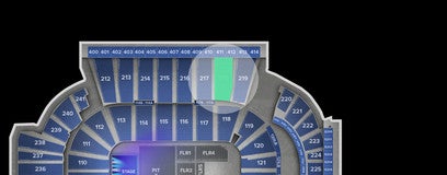 Seat view from Middle