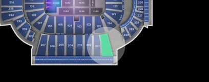 Seat view from Middle
