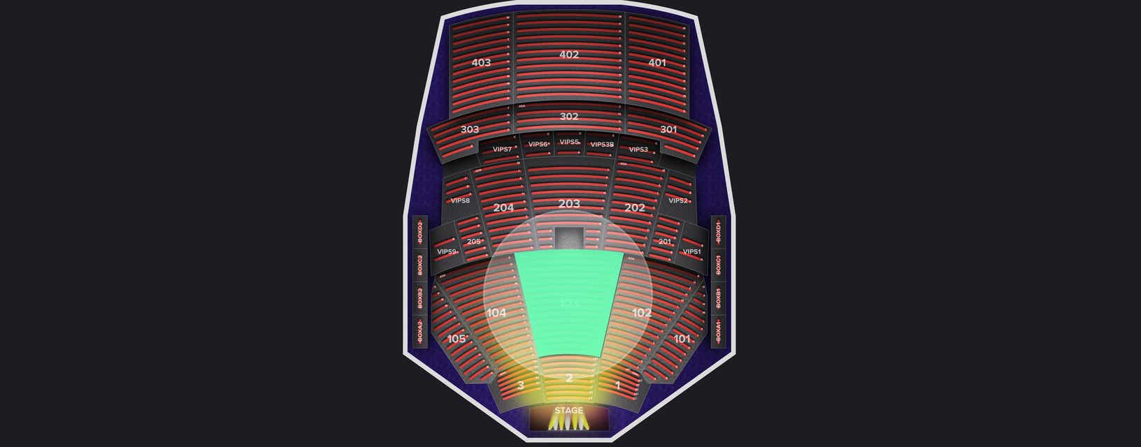 Seat view from Lower