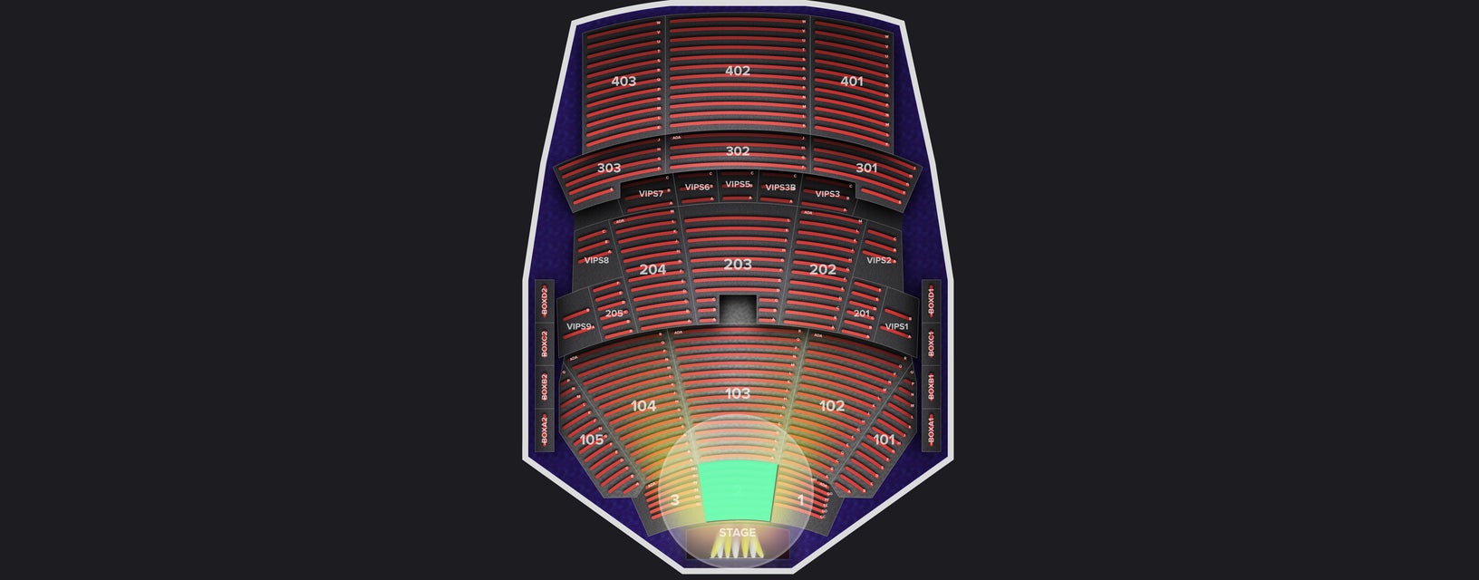 Seat view from Lower