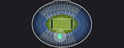 Seat view from Premium Reserved