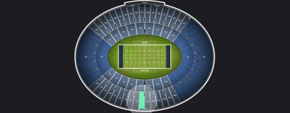 Seat view from Premium Reserved
