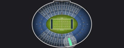 Seat view from Premium Reserved