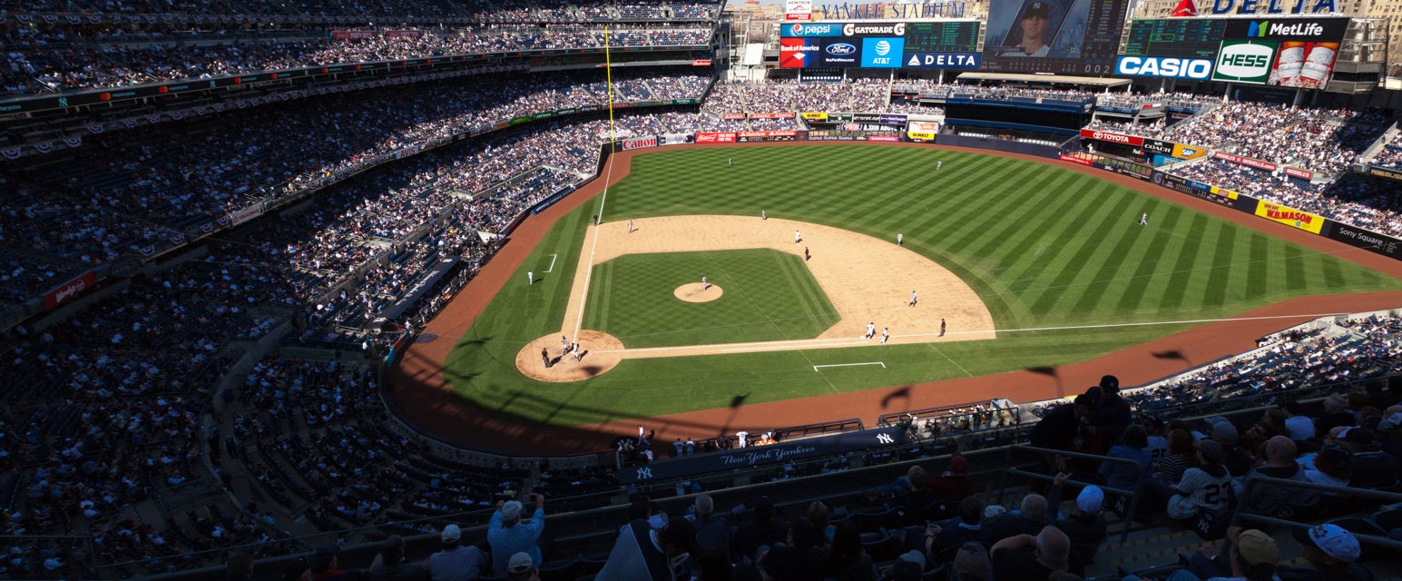 Seat view from Terrace Infield