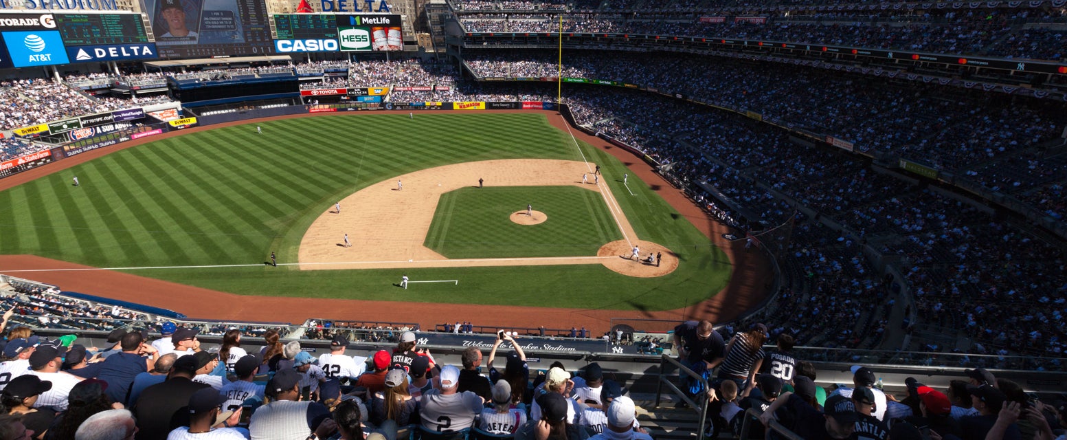 Seat view from Terrace Infield