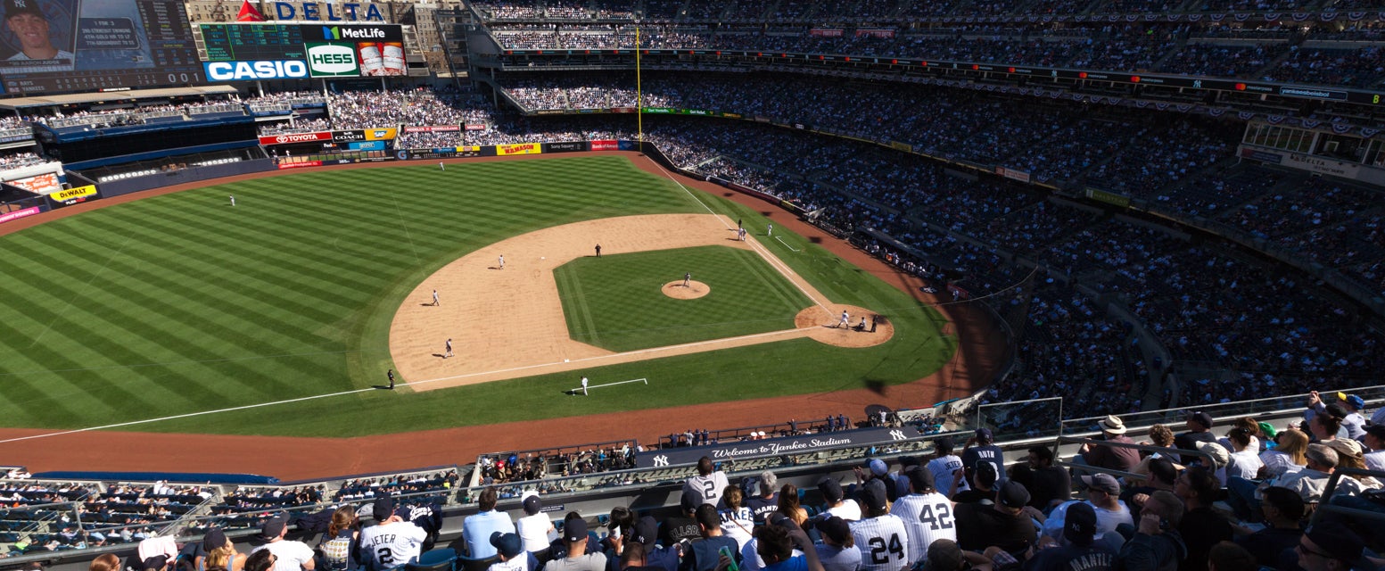 Seat view from Terrace Infield