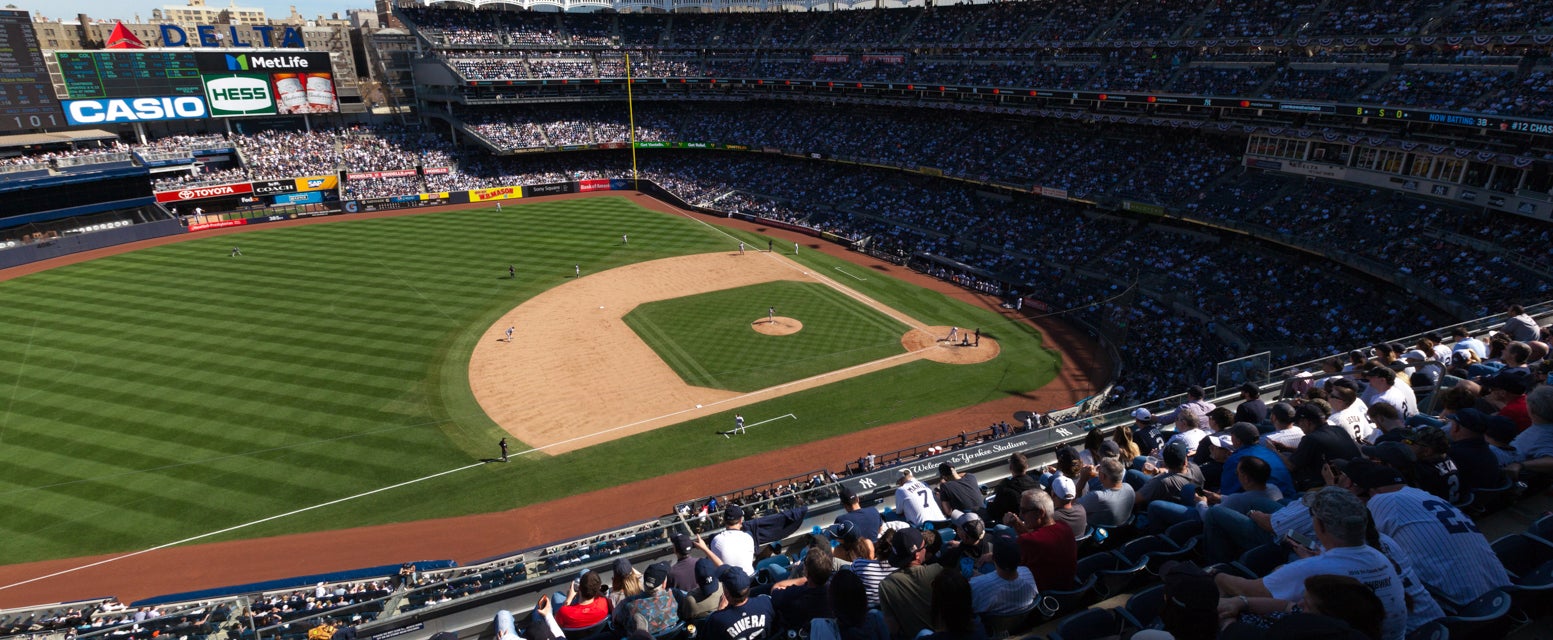 Seat view from Terrace Infield