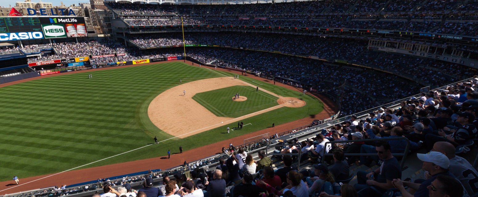 Seat view from Terrace Infield